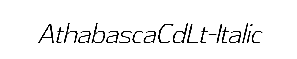 AthabascaCdLt-Italic