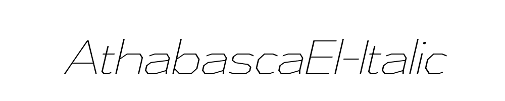 AthabascaEl-Italic