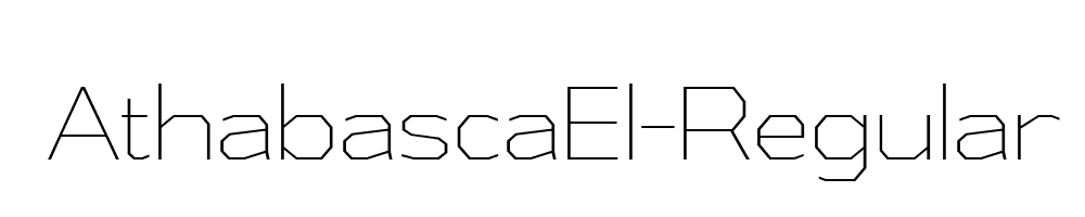 AthabascaEl-Regular