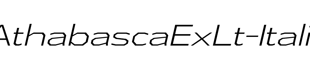 AthabascaExLt-Italic