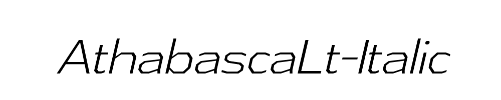 AthabascaLt-Italic