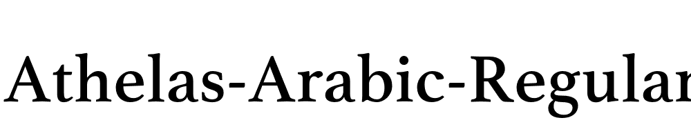 Athelas-Arabic-Regular