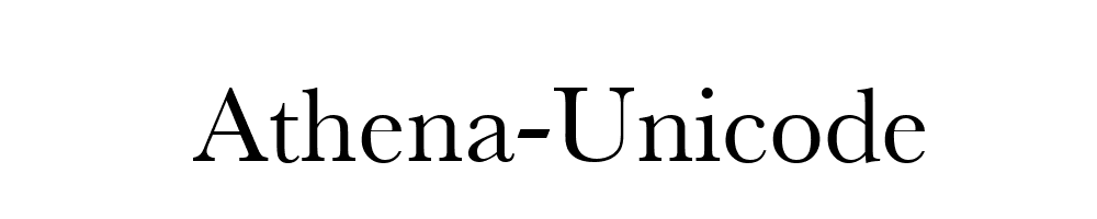 Athena-Unicode