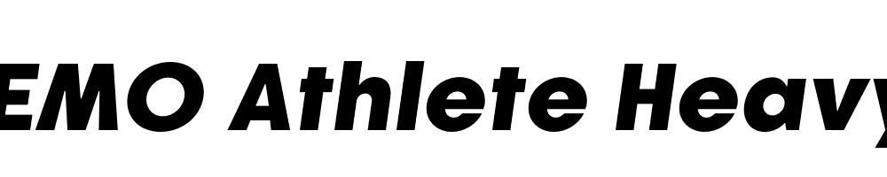 FSP DEMO Athlete Heavy Italic