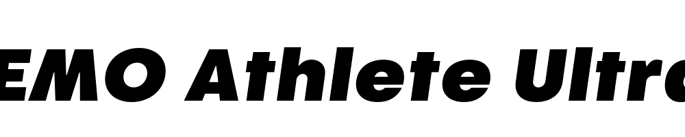 FSP DEMO Athlete Ultra Italic