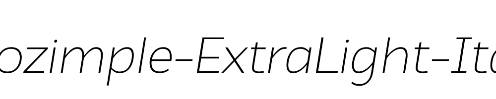 Atozimple-ExtraLight-Italic