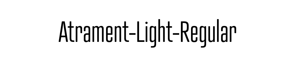 Atrament-Light-Regular