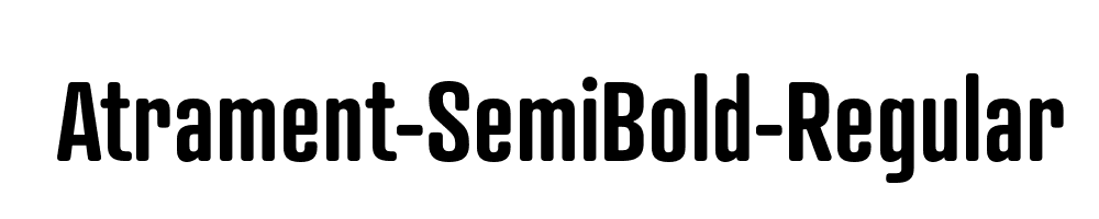 Atrament-SemiBold-Regular