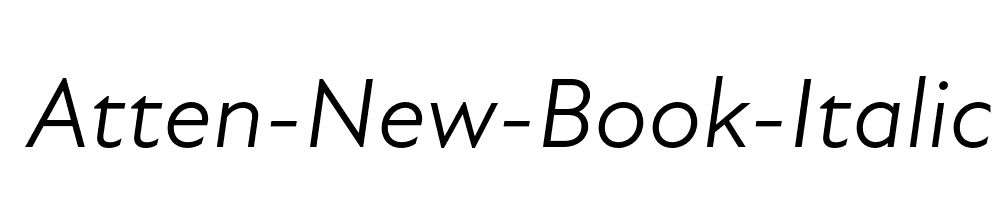 Atten-New-Book-Italic