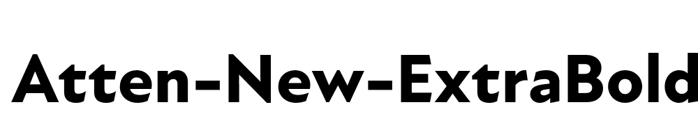 Atten-New-ExtraBold