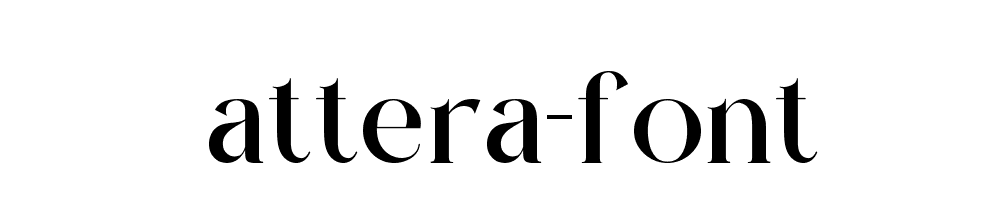 Attera Font