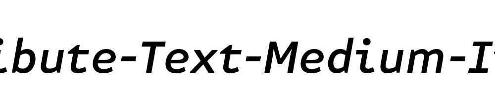 Attribute-Text-Medium-Italic