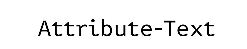 Attribute-Text