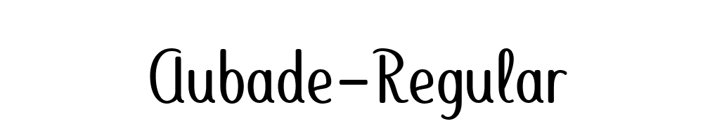 Aubade-Regular