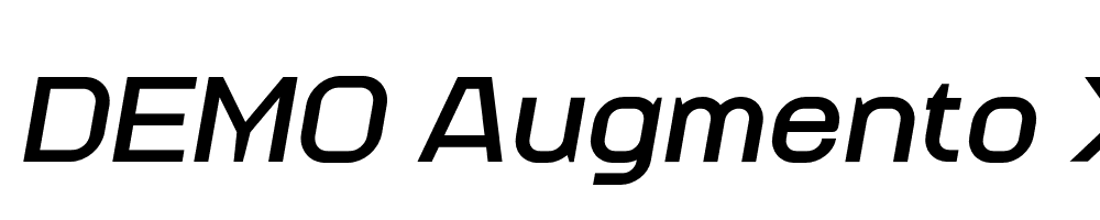  DEMO Augmento Xtd Bold Italic