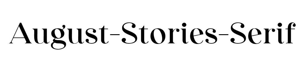 August-Stories-Serif