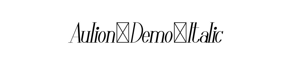 Aulion-Demo-Italic