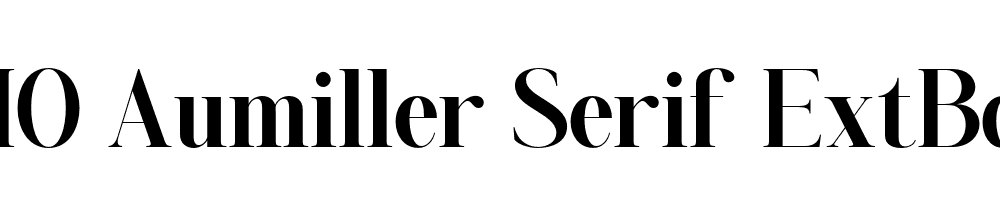 FSP DEMO Aumiller Serif ExtBd Regular