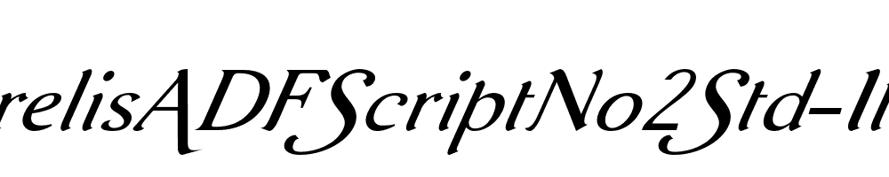 AurelisADFScriptNo2Std-Italic