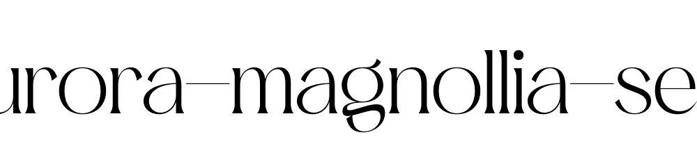 Aurora Magnollia Serif