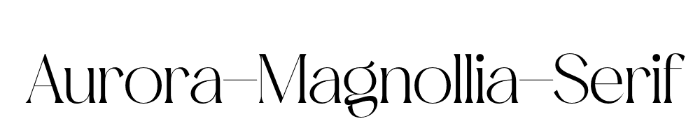 Aurora-Magnollia-Serif