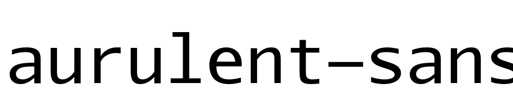 Aurulent Sans