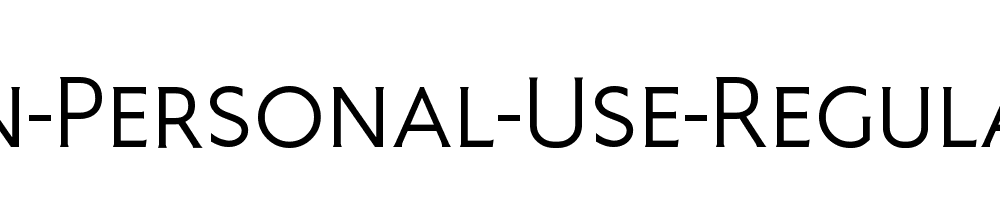 Ausion-Personal-Use-RegularCAPS