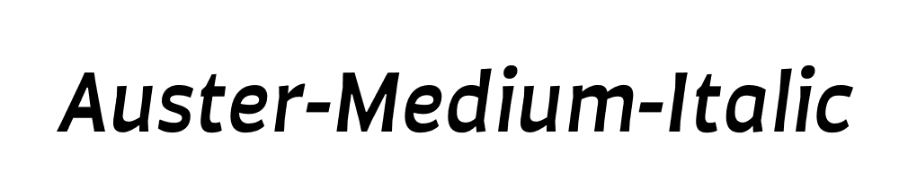 Auster-Medium-Italic