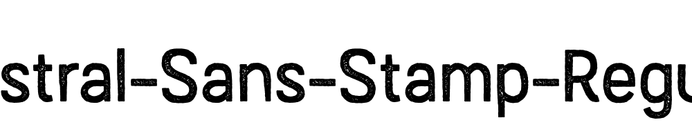 Austral-Sans-Stamp-Regular