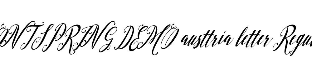  DEMO austtria letter Regular