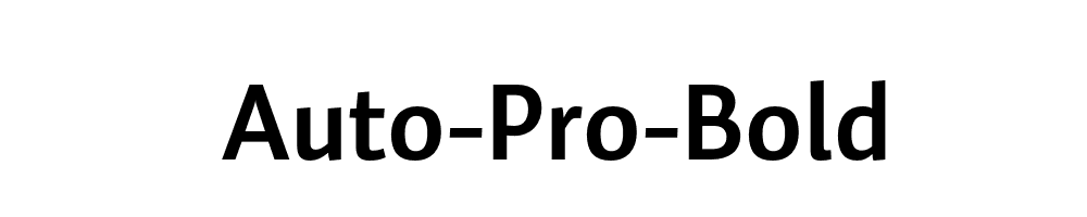 Auto-Pro-Bold