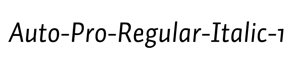 Auto-Pro-Regular-Italic-1