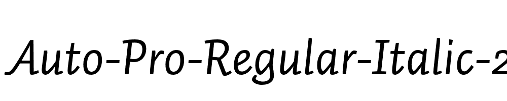 Auto-Pro-Regular-Italic-2