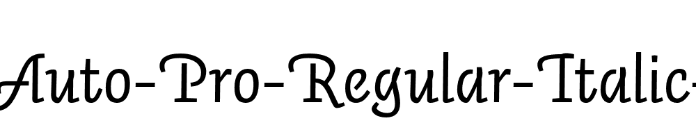 Auto-Pro-Regular-Italic-3