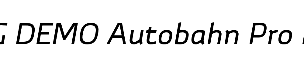  DEMO Autobahn Pro Light Regular