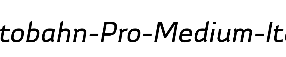 Autobahn-Pro-Medium-Italic