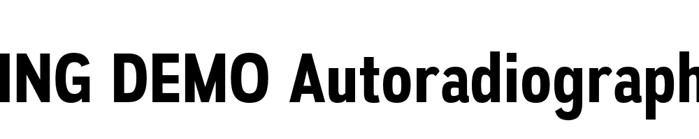  DEMO Autoradiographic Rg Bold