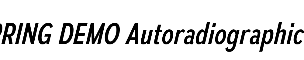  DEMO Autoradiographic Rg Italic