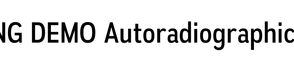  DEMO Autoradiographic Rg Regular