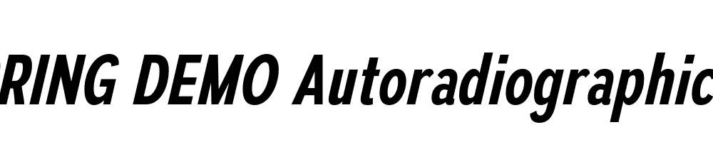  DEMO Autoradiographic Sb Italic