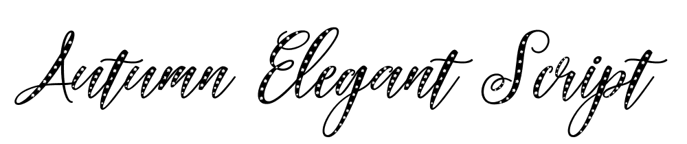 Autumn Elegant Script