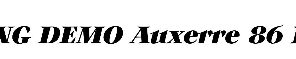  DEMO Auxerre 86 Black Italic