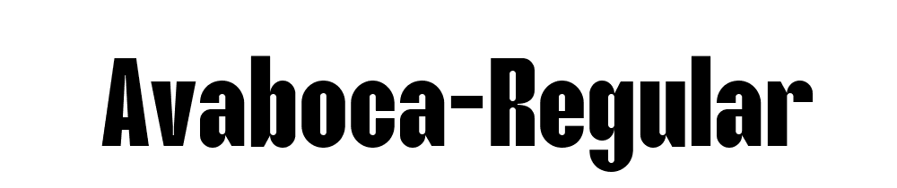 Avaboca Regular