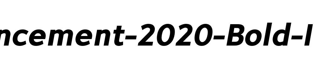 Avancement-2020-Bold-Italic