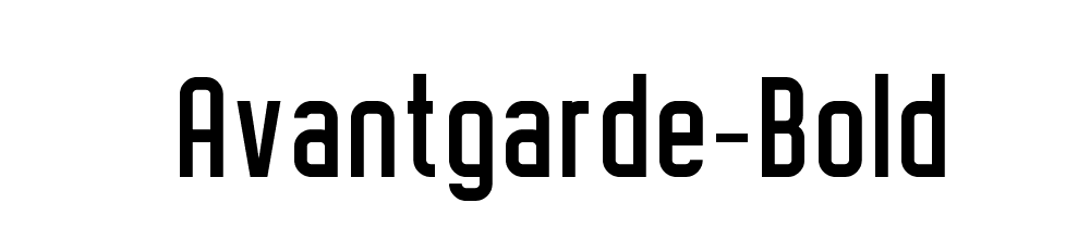 Avantgarde Bold