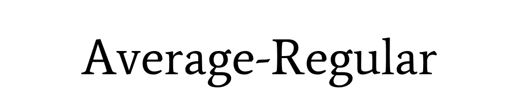 Average-Regular