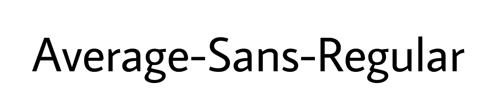 Average-Sans-Regular