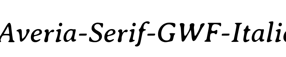 Averia-Serif-GWF-Italic