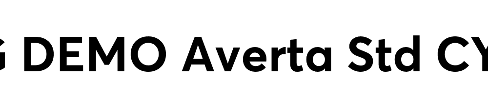  DEMO Averta Std CY Bold Regular