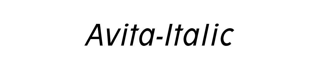 Avita-Italic